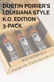 Dustin Poirier Hot Sauce - KO Edition 3 Pack G4