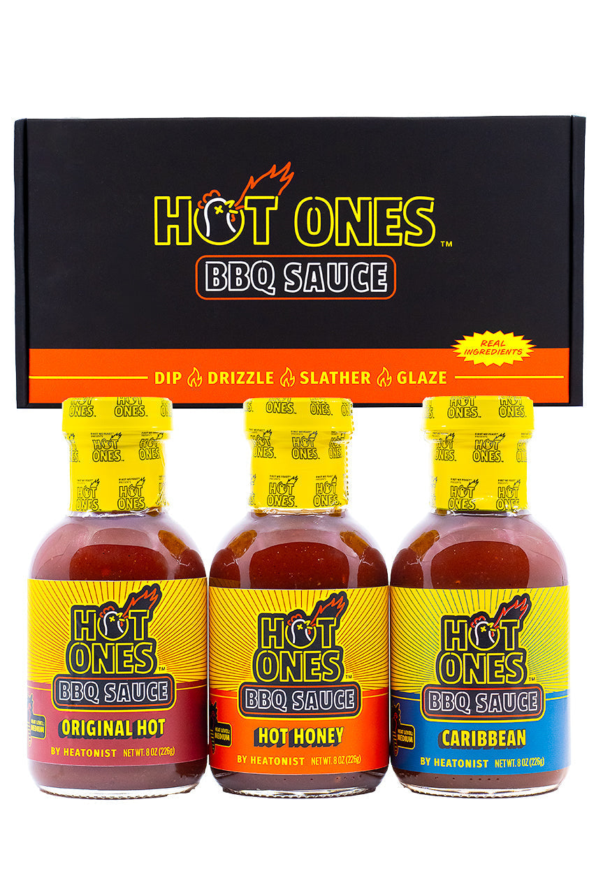 Hot Ones BBQ Trio Pack (Original / Hot Honey / Caribbean) Y6