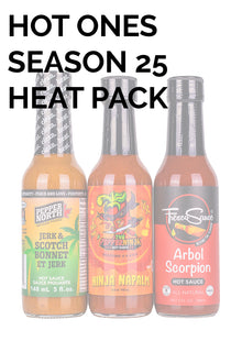 Hot Ones Hot Sauce Heat Pack - Season 25 O7