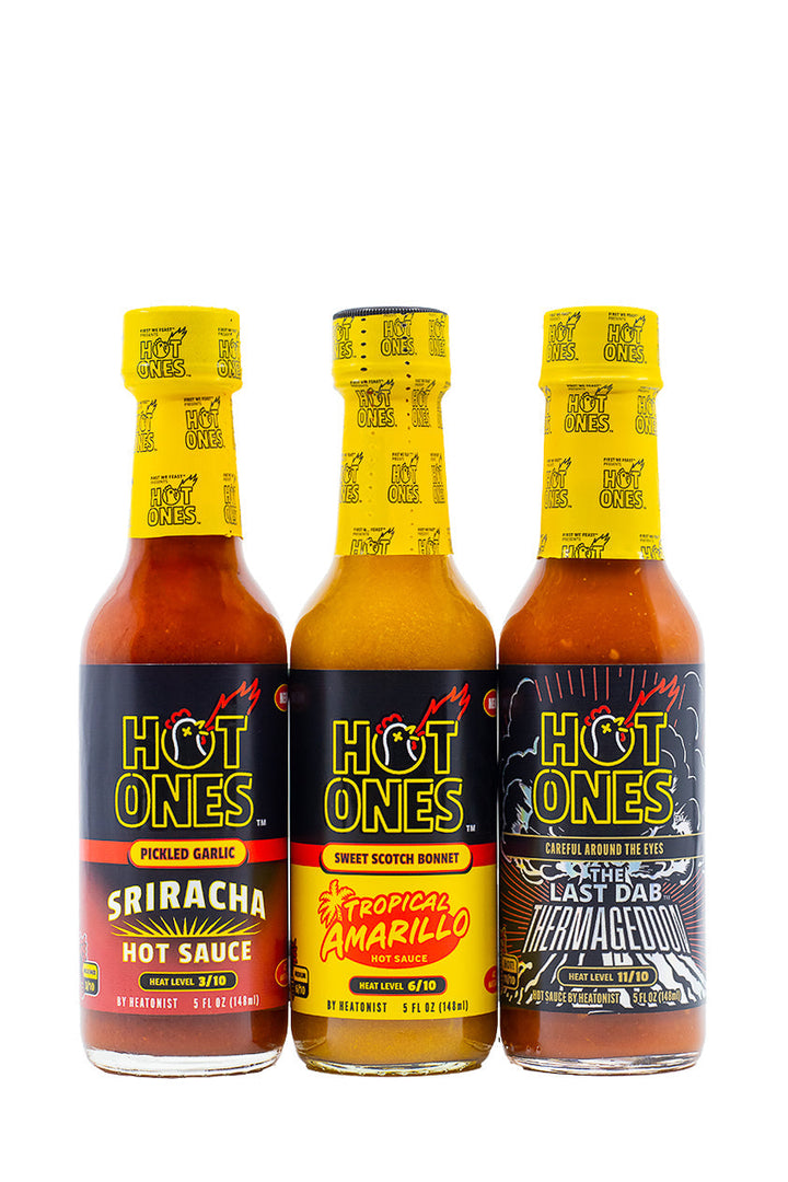 Hot Ones Hot Sauce Trio Pack - Season 29 Y0