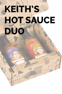 Chicken & Burger Hot Sauce Duo Pack | Keith's U6